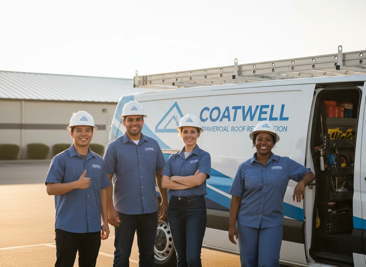 Commercial roof coating company in Scott, AR